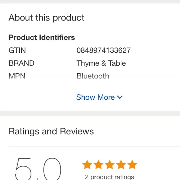 Thyme&Table Bamboo Utensil Set w/Bluetooth Speaker - Picture 7 of 7